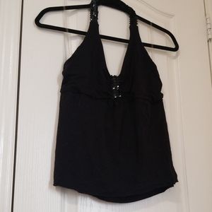 2 sequined halter tops
